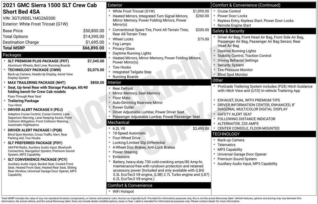 used 2021 GMC Sierra 1500 car, priced at $34,810