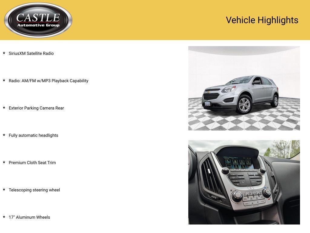 used 2017 Chevrolet Equinox car, priced at $9,312
