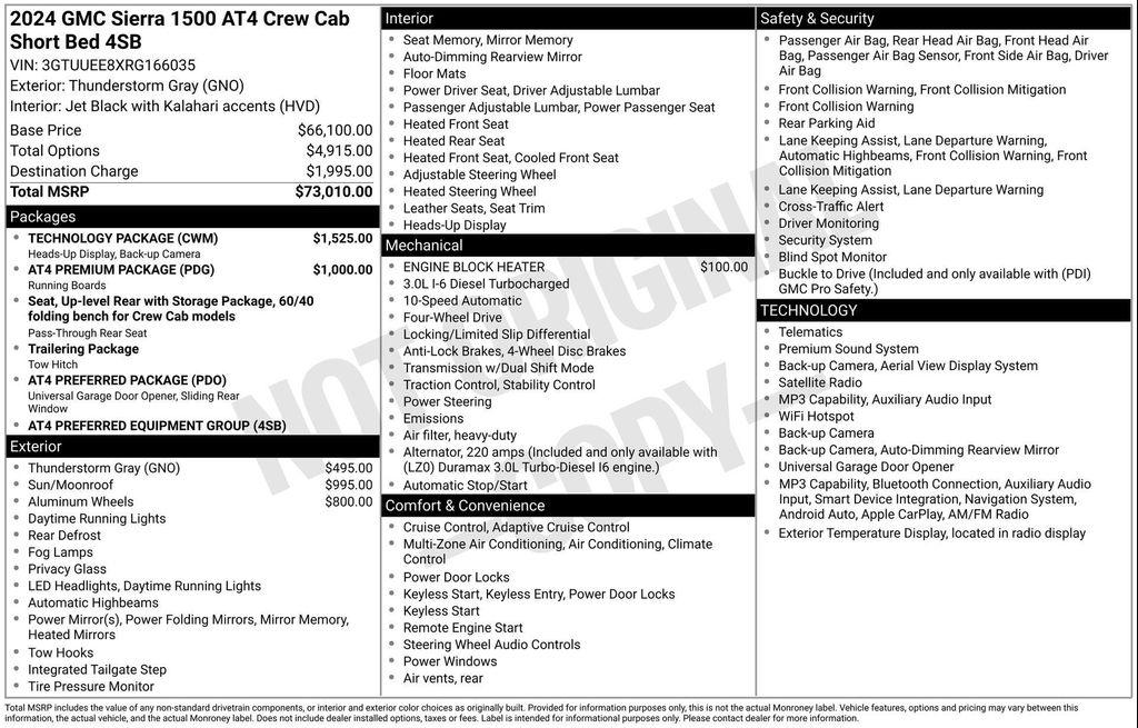 used 2024 GMC Sierra 1500 car, priced at $53,997