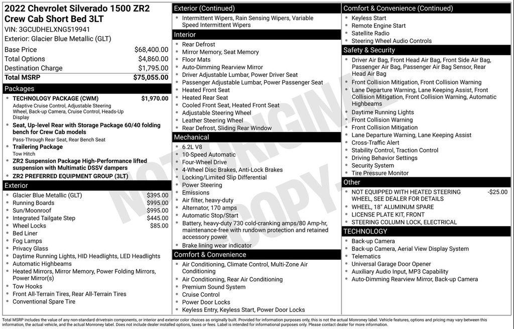 used 2022 Chevrolet Silverado 1500 car, priced at $48,997
