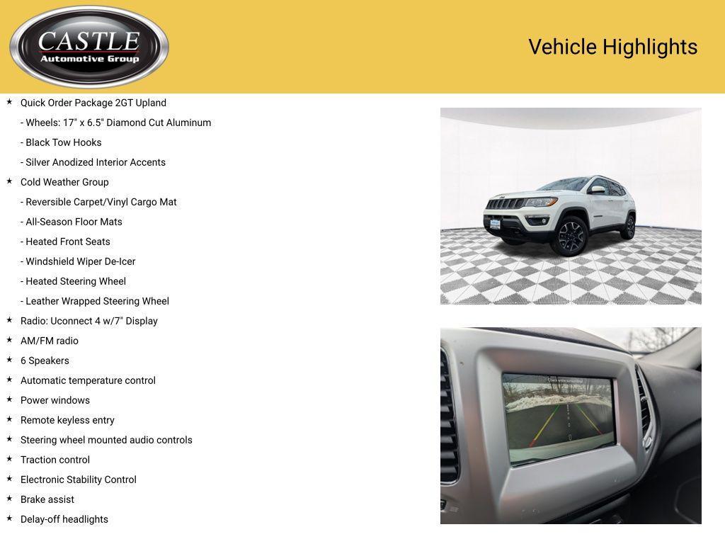 used 2019 Jeep Compass car, priced at $11,105