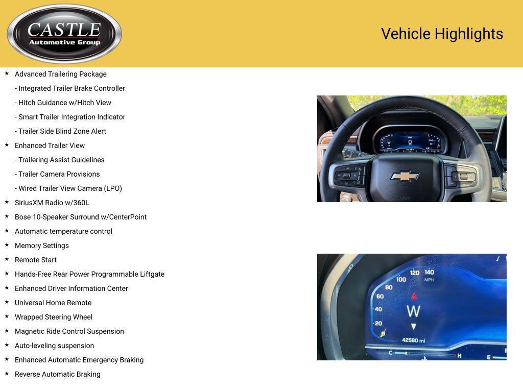 used 2023 Chevrolet Suburban car, priced at $58,910