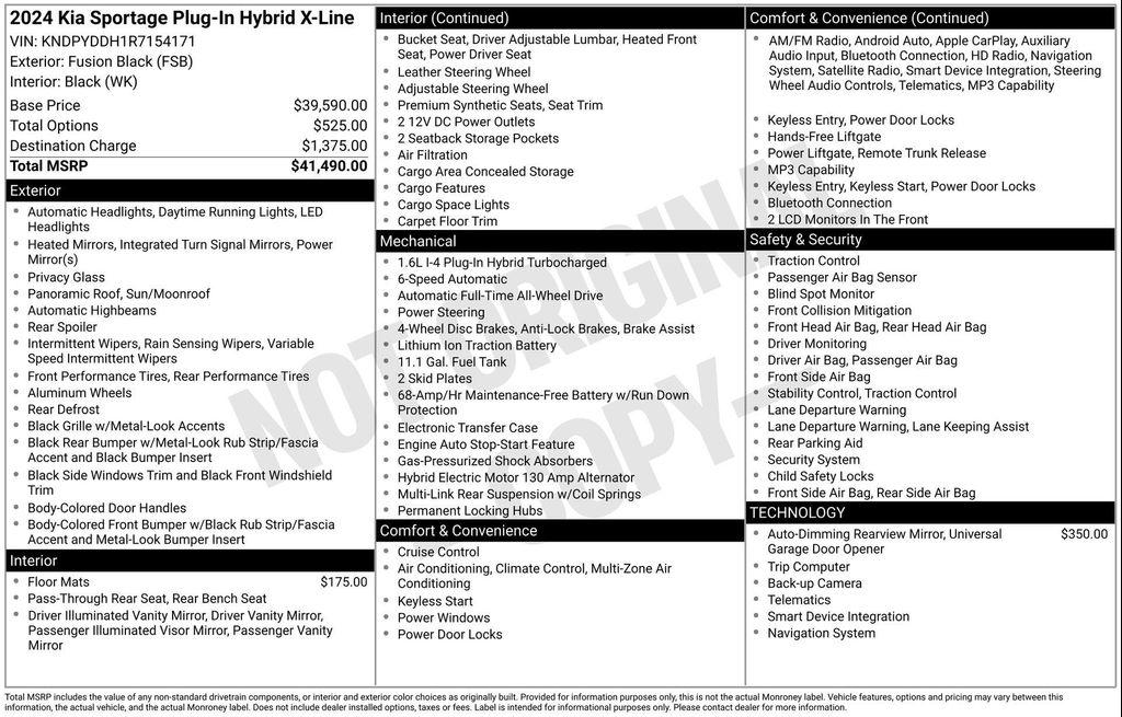 used 2024 Kia Sportage car, priced at $30,571