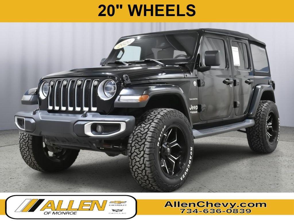 used 2020 Jeep Wrangler Unlimited car, priced at $26,720