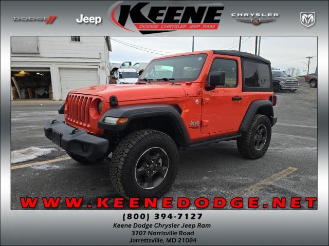 used 2018 Jeep Wrangler car, priced at $20,420