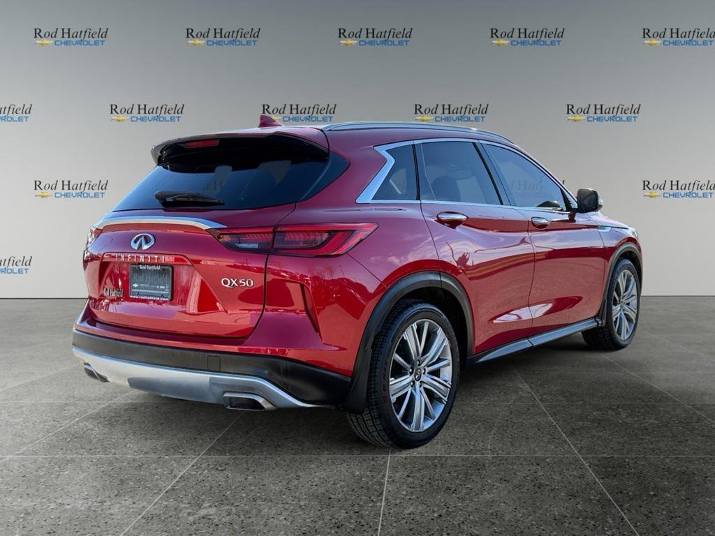 used 2021 INFINITI QX50 car, priced at $20,888