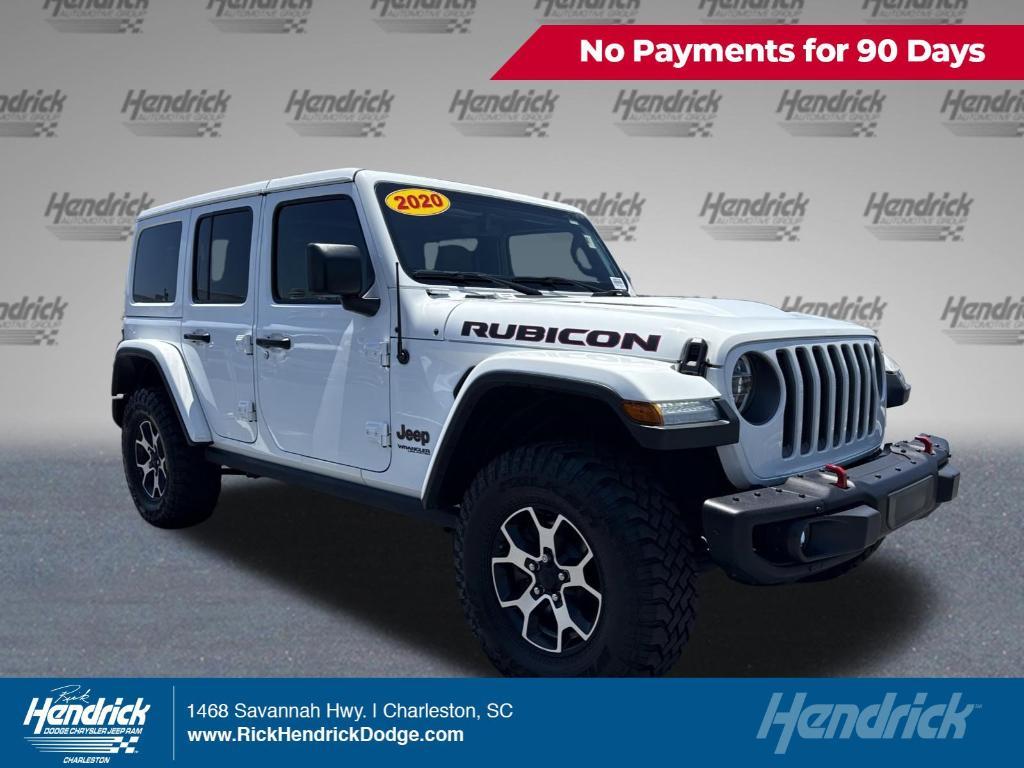 used 2020 Jeep Wrangler Unlimited car, priced at $39,101