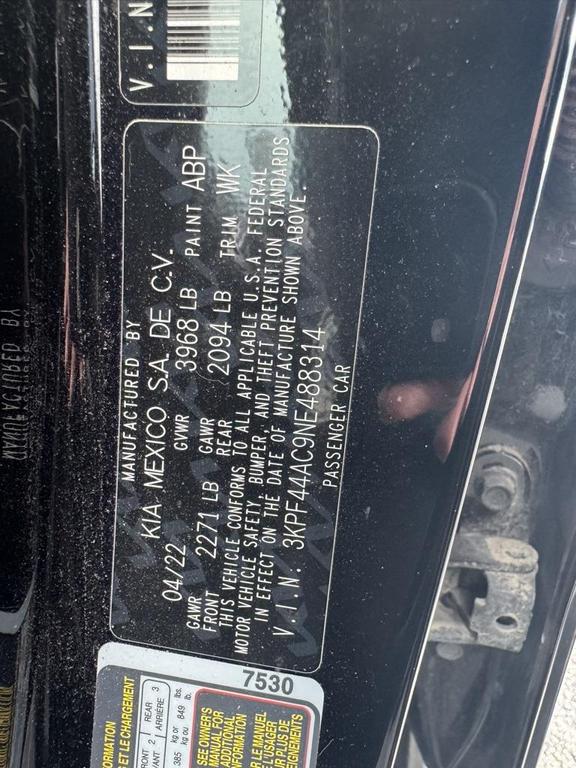 used 2022 Kia Forte car, priced at $18,937