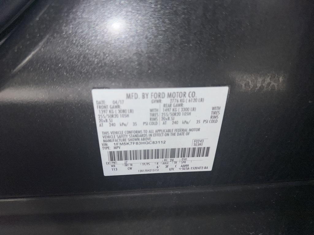 used 2017 Ford Explorer car, priced at $16,589