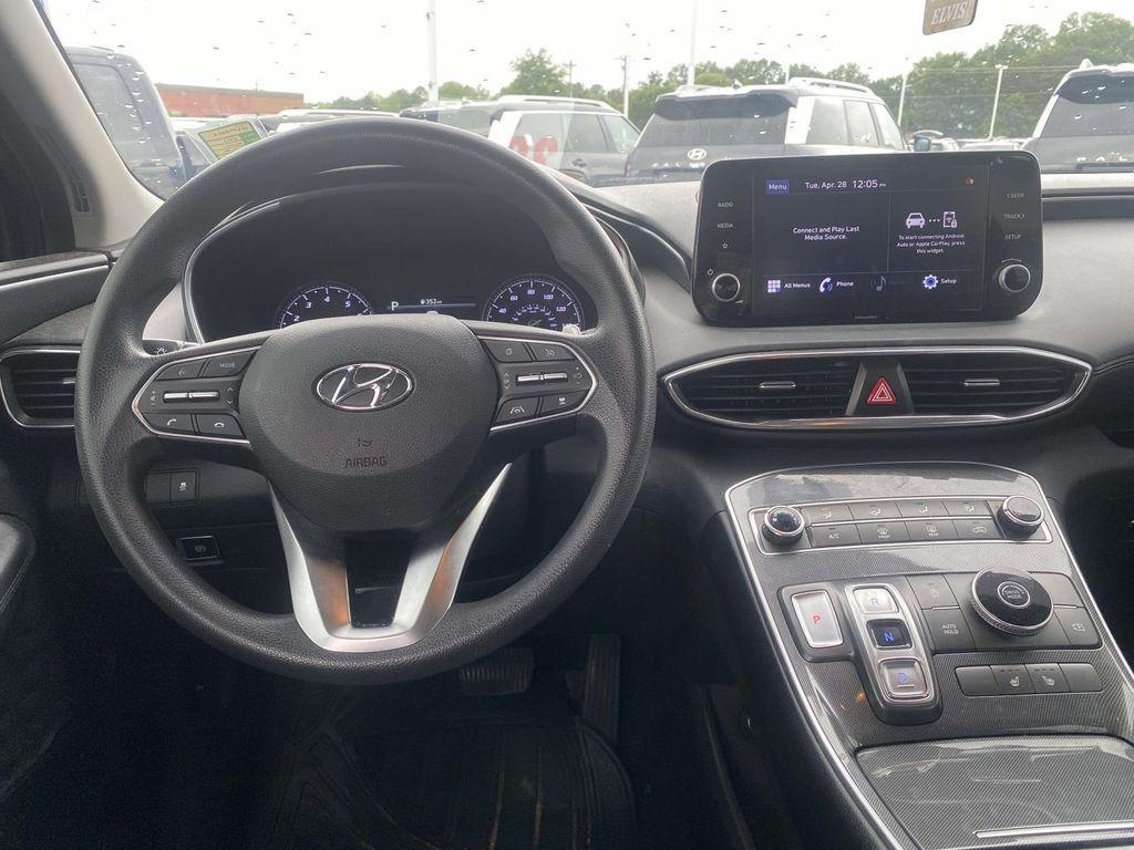 used 2021 Hyundai Santa Fe car, priced at $19,620