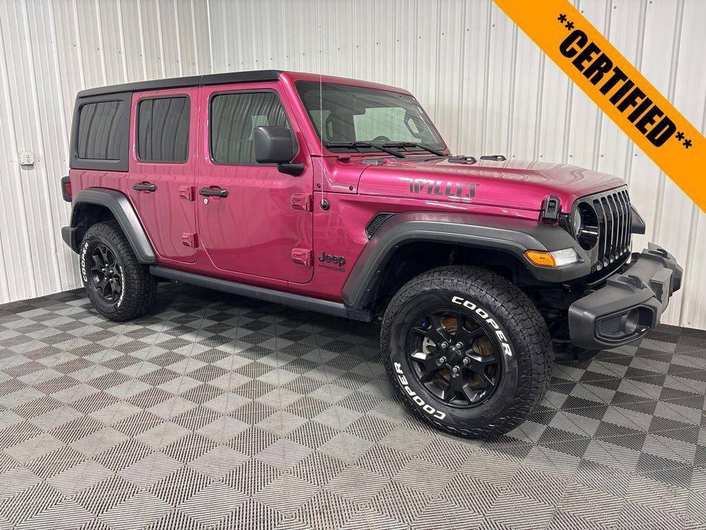 used 2022 Jeep Wrangler Unlimited car, priced at $30,668