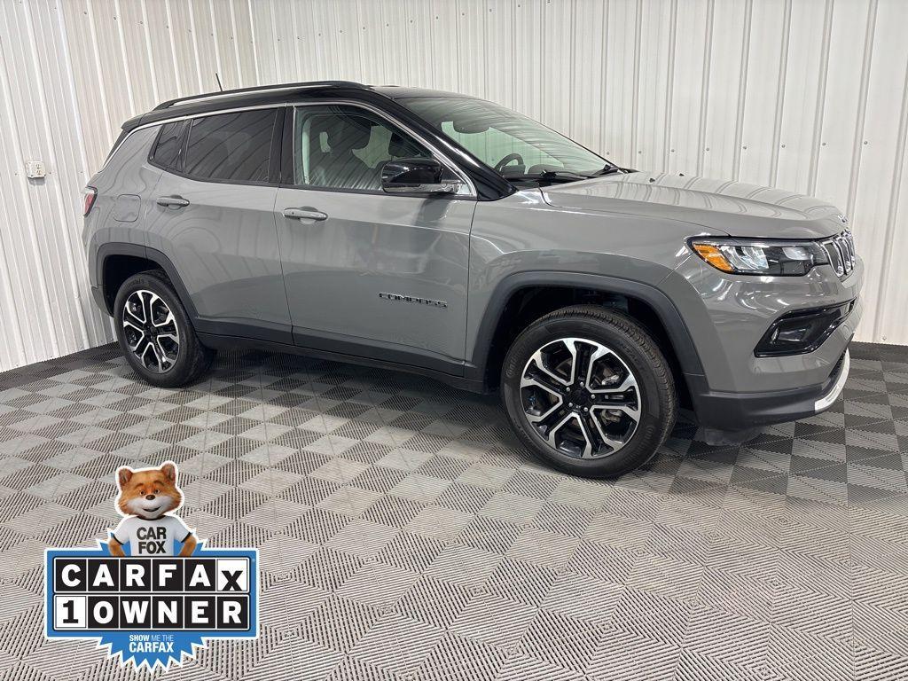 used 2022 Jeep Compass car, priced at $23,246