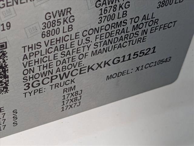 used 2019 Chevrolet Silverado 1500 car, priced at $18,997