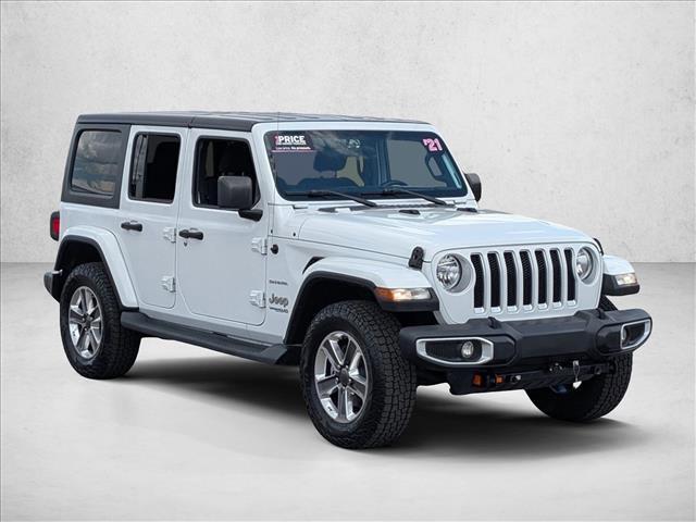 used 2021 Jeep Wrangler Unlimited car, priced at $26,484