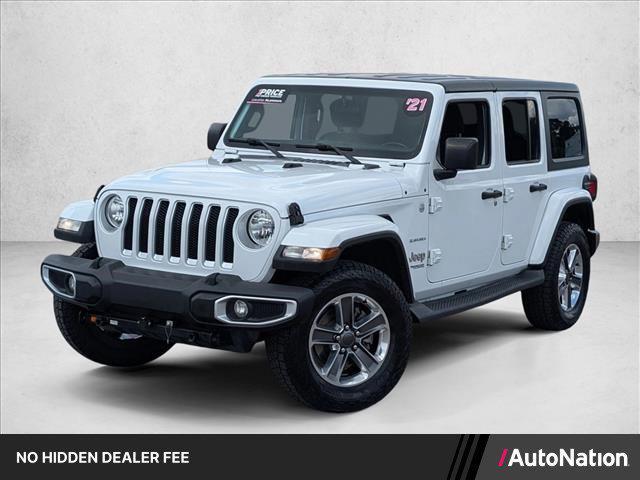 used 2021 Jeep Wrangler Unlimited car, priced at $26,484
