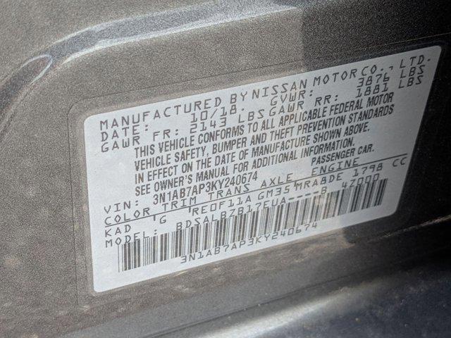 used 2019 Nissan Sentra car, priced at $7,378