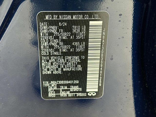 new 2025 INFINITI QX80 car, priced at $98,464