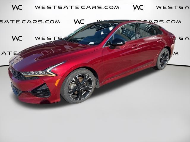 used 2021 Kia K5 car, priced at $17,442