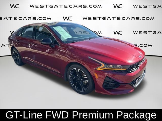 used 2021 Kia K5 car, priced at $17,442