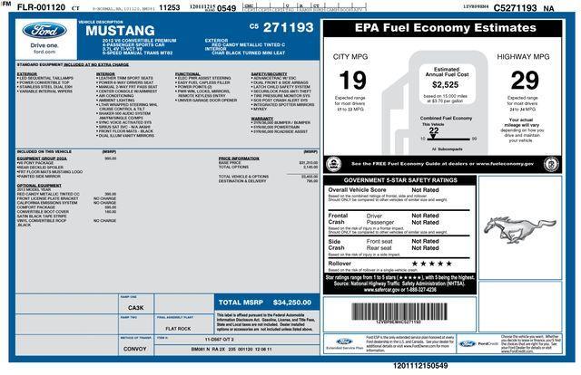 used 2012 Ford Mustang car, priced at $11,551