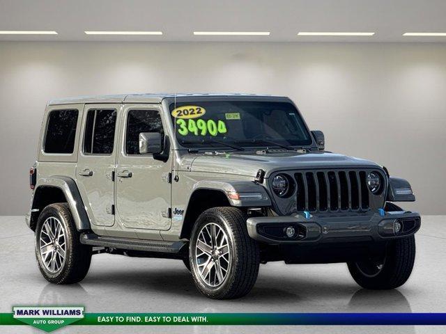 used 2022 Jeep Wrangler Unlimited 4xe car, priced at $31,896