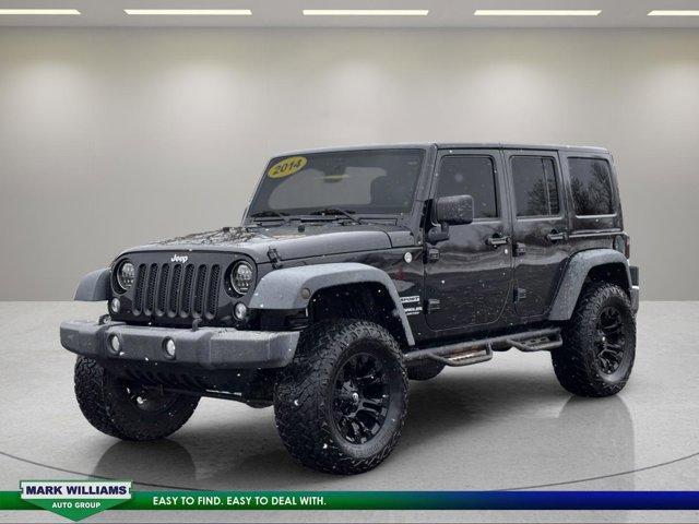 used 2014 Jeep Wrangler Unlimited car, priced at $15,968