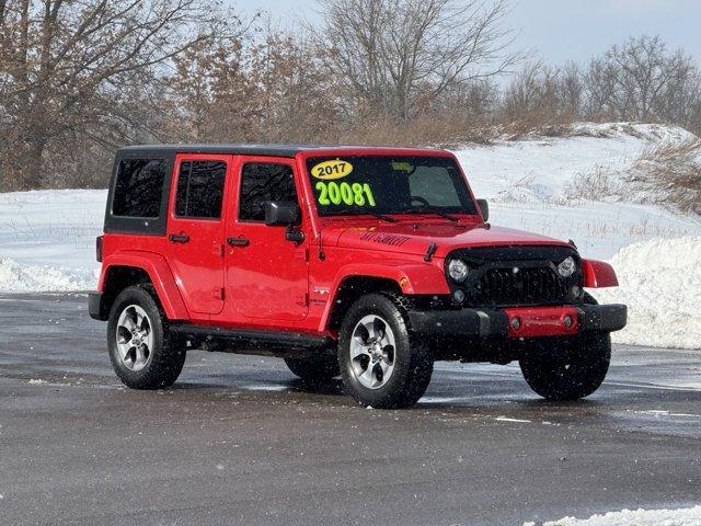 used 2017 Jeep Wrangler Unlimited car, priced at $20,081