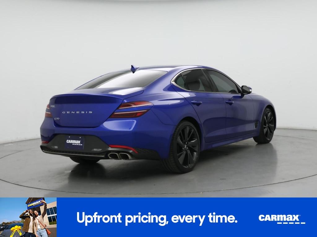 used 2023 Genesis G70 car, priced at $29,998