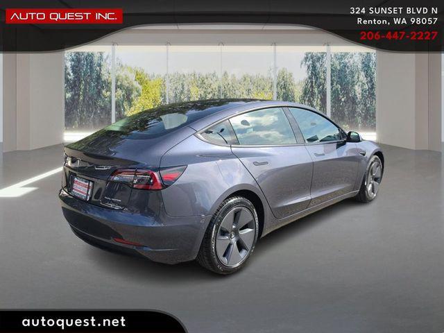 used 2022 Tesla Model 3 car, priced at $31,900