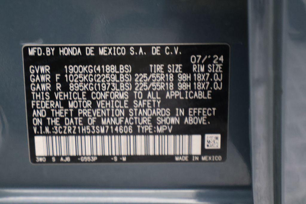 used 2025 Honda HR-V car, priced at $24,357