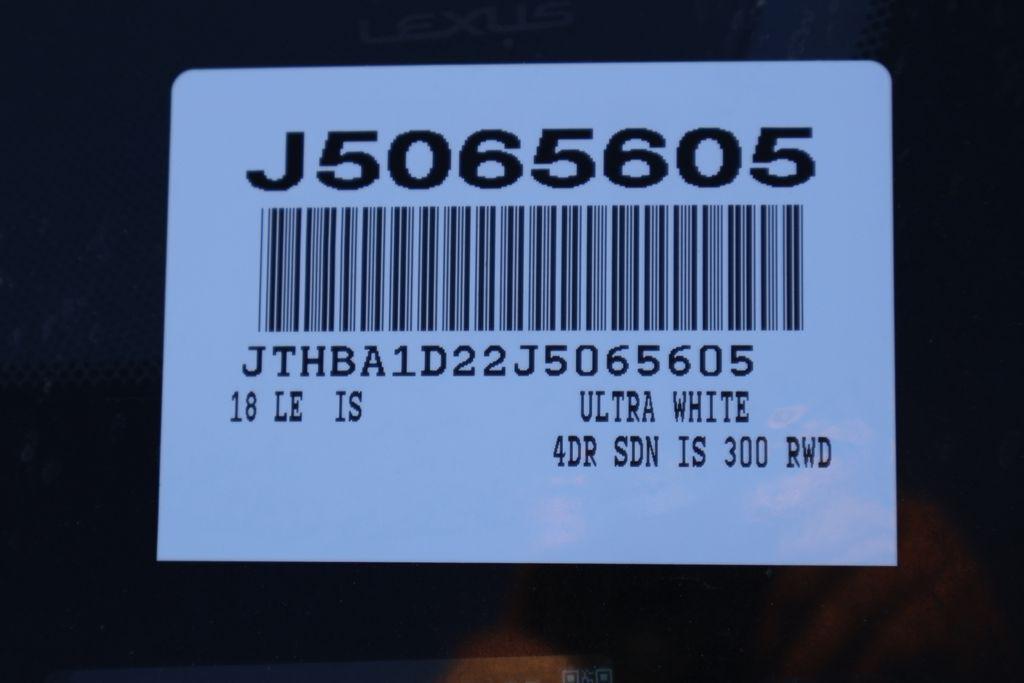 used 2018 Lexus IS 300 car, priced at $15,457