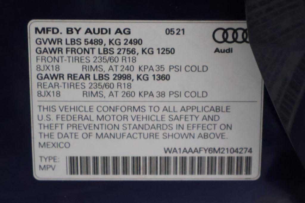 used 2021 Audi Q5 car, priced at $17,577