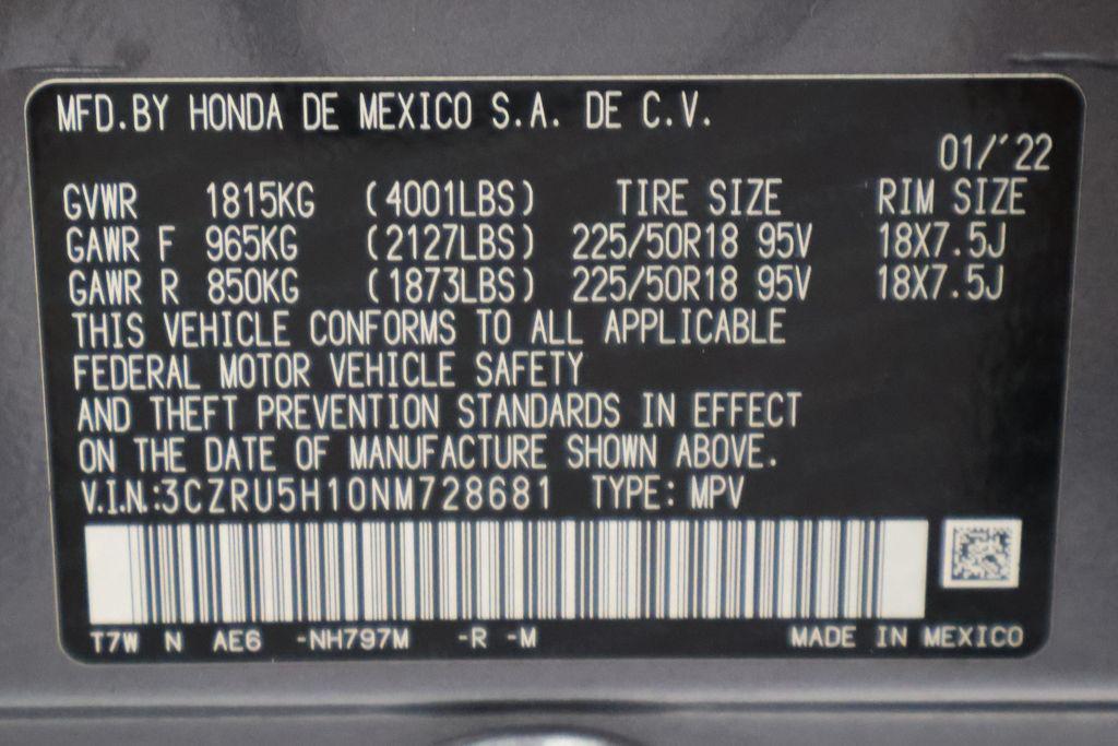 used 2022 Honda HR-V car, priced at $18,777