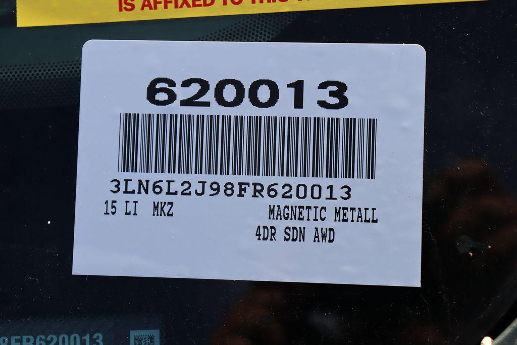 used 2015 Lincoln MKZ car, priced at $8,757