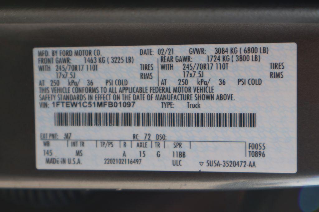 used 2021 Ford F-150 car, priced at $23,957