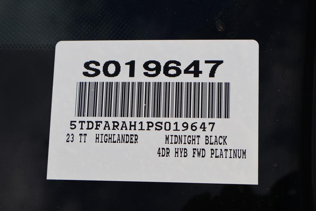 used 2023 Toyota Highlander Hybrid car, priced at $45,549