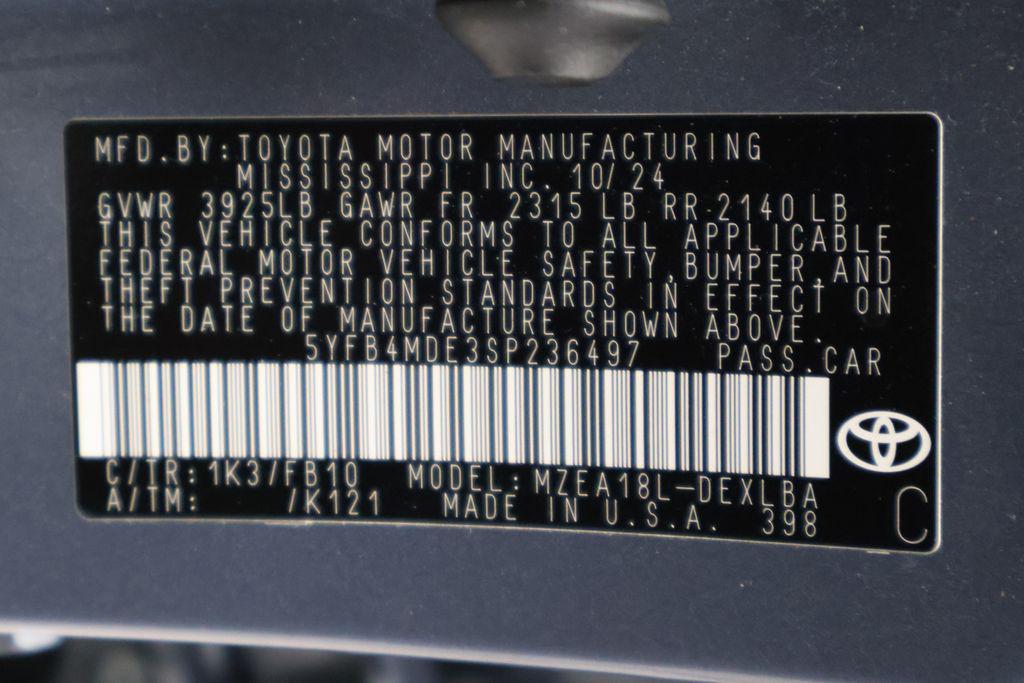 used 2025 Toyota Corolla car, priced at $20,457