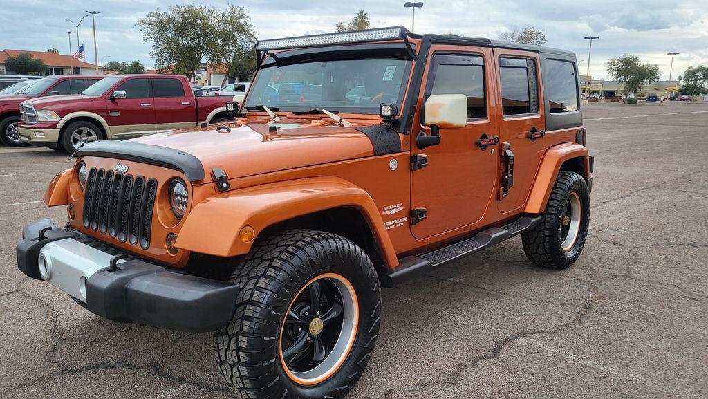 used 2011 Jeep Wrangler Unlimited car, priced at $17,500