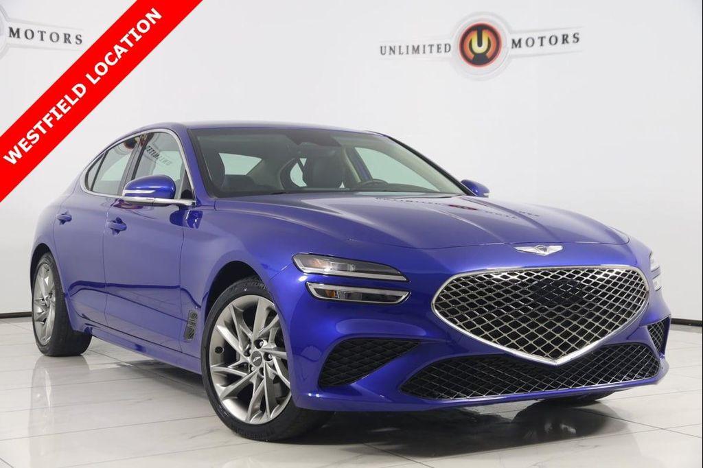 used 2022 Genesis G70 car, priced at $27,500
