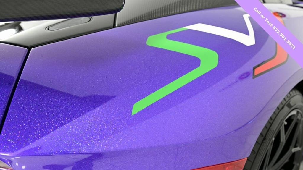 Purple 2021 Lamborghini Aventador SVJ Roadster