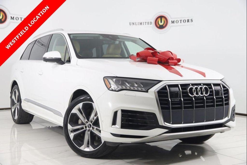 used 2021 Audi Q7 car, priced at $33,800