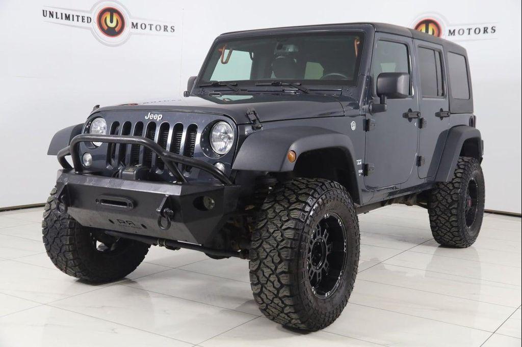 used 2017 Jeep Wrangler Unlimited car, priced at $18,990