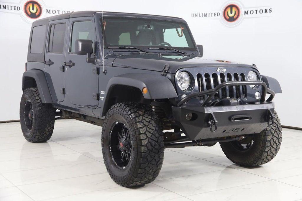 used 2017 Jeep Wrangler Unlimited car, priced at $18,990