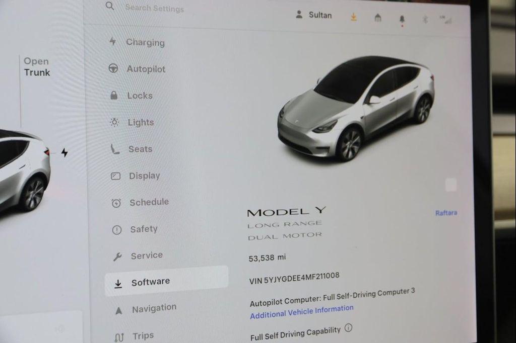 used 2021 Tesla Model Y car, priced at $26,500