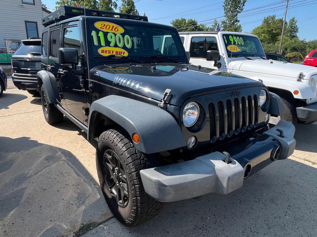 used 2016 Jeep Wrangler Unlimited car, priced at $11,900