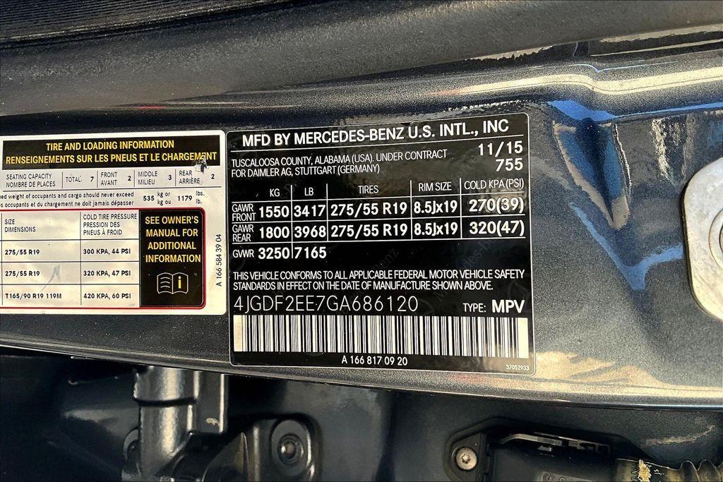 used 2016 Mercedes-Benz GL-Class car, priced at $12,997