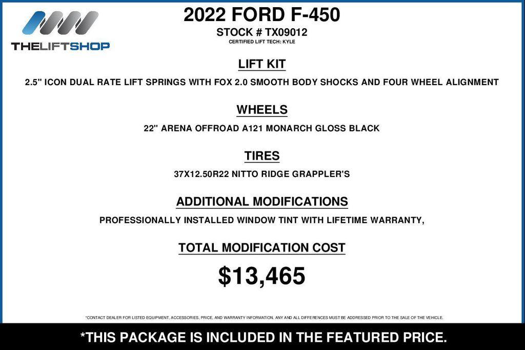 used 2022 Ford F-450 car, priced at $102,455