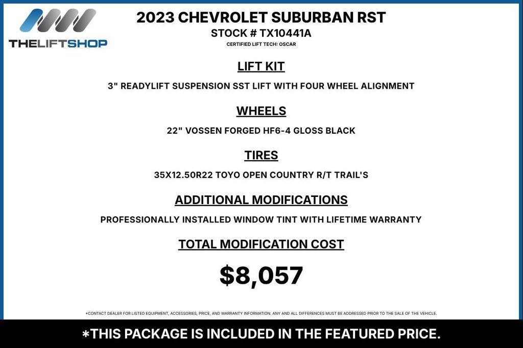 used 2023 Chevrolet Suburban car, priced at $68,689
