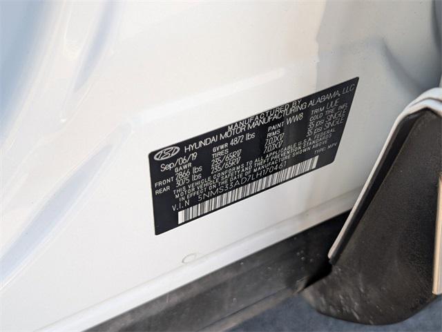 used 2020 Hyundai Santa Fe car, priced at $12,500