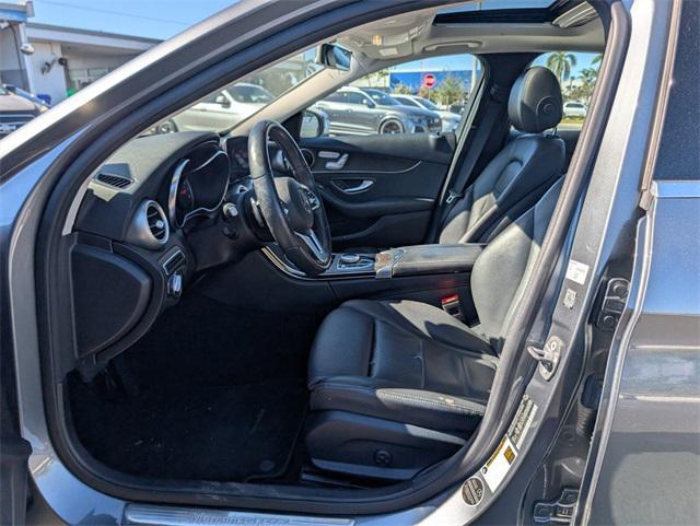 used 2019 Mercedes-Benz C-Class car, priced at $17,200